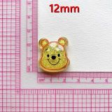 12mm snap button Transparent sequin cut cartoon animal resin