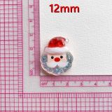 Christmas snowman   12MM Snap button resin