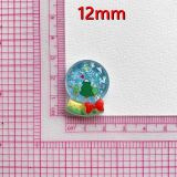Christmas snowman   12MM Snap button resin