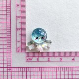 12mm snap button Sparkling cartoon starfish shell ocean resin DIY