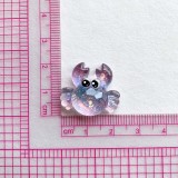 12mm snap button Sparkling cartoon starfish shell ocean resin DIY