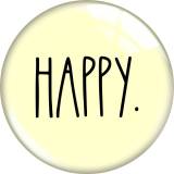20MM 10pcs/lot HOME LOVE FUN FAMILY SMILE INSPIRE  glass snap button charms