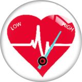 20MM 10pcs/lot Nurse LOVE glass snap button charms