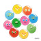 20MM 10pcs/lot Cartoon Mayday Smiling Face glass snap button charms