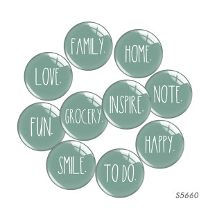20MM 10pcs/lot HOME LOVE FUN FAMILY SMILE INSPIRE  glass snap button charms