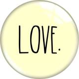 20MM 10pcs/lot HOME LOVE FUN FAMILY SMILE INSPIRE  glass snap button charms