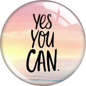 20MM 10pcs/lot BELIEVE glass snap button charms