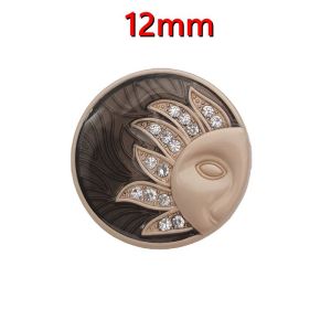 SUN 12MM Metal button gold Solar wind pattern totem  fit 12MM snap button jewelry