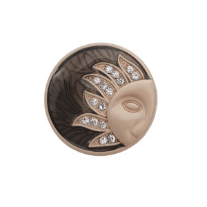 SUN 23MM Metal button gold Solar wind pattern totem  fit 20MM snap button jewelry