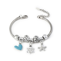 New 20mm snap button women's bracelet Sea Star Turtle Rhinestone