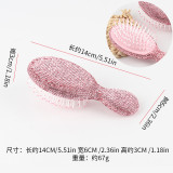 pottery clay Rhinestone Comb Portable Comb Head Massage Comb