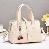 Lingge Embroidery Thread Tote Handheld Small Square Bag Large Capacity Shoulder Bag