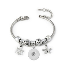 New 20mm snap button women's bracelet Sea Star Turtle Rhinestone