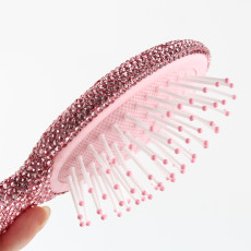 pottery clay Rhinestone Comb Portable Comb Head Massage Comb