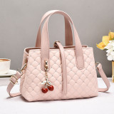 Lingge Embroidery Thread Tote Handheld Small Square Bag Large Capacity Shoulder Bag