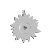 Stainless steel love Butterfly  flower Pendant  fit 20MM Snaps button jewelry wholesale