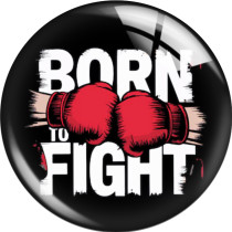 20MM 10pcs/lot Sports boxing cartoon Print glass snap button charms