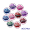 20MM 10pcs/lot  Sports teams football Print glass snap button charms