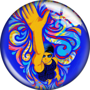 20MM 10pcs/lot  Sports Swimming Print glass snap button charms