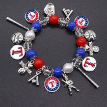 Philadelphia Phillies New York Yankees Elastic Beaded baseball Bracelet Unisex