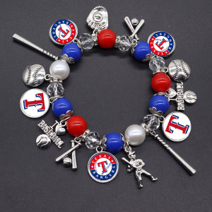 Philadelphia Phillies New York Yankees Elastic Beaded baseball Bracelet Unisex