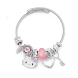 Cartoon Anime Kitty Cat Bead DIY Bracelet Bracelet