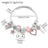 Cartoon Anime Kitty Cat Bead DIY Bracelet Bracelet