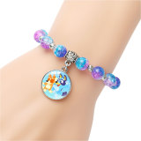 Bruy Blue Dog Bead Elastic Rope Hand String for Children and Girls