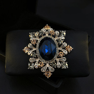 Flower brooch, palace style chest flower, niche coat pin, accessory