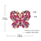 Butterfly brooch, chest flower brooch, jacket, coat accessories