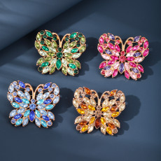 Butterfly brooch, chest flower brooch, jacket, coat accessories