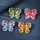 Butterfly brooch, chest flower brooch, jacket, coat accessories
