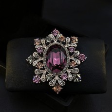 Flower brooch, palace style chest flower, niche coat pin, accessory