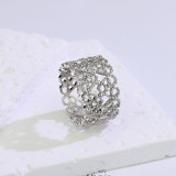 Versatile ring, scarf, buckle, exquisite hollow out, multifunctional accessory matching