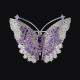 Butterfly brooch, chest flower, dress design, brooch, clothing accessories