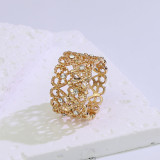 Versatile ring, scarf, buckle, exquisite hollow out, multifunctional accessory matching