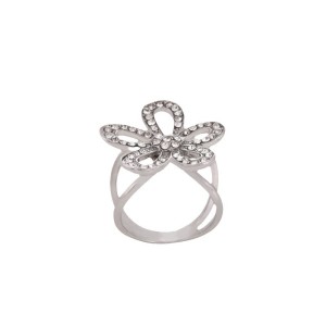 Diamond flower brooch, scarf buckle, hem, knot