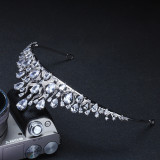 Bridal Headpiece Zircon Crown Wedding Accessories Hair Accessories for Royal Wedding Crowns