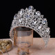 Big rhinestone crown, bride's wedding master, wedding headdress, princess, queen hair accessory