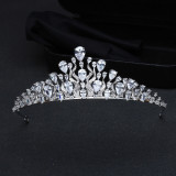 Bridal Headpiece Zircon Crown Wedding Accessories Hair Accessories for Royal Wedding Crowns