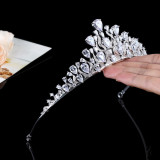 Bridal Headpiece Zircon Crown Wedding Accessories Hair Accessories for Royal Wedding Crowns