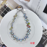 Explosive Flash Phone Chain New Phone Chain Crystal Chain Bag Keychain