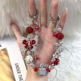 Color changing bead butterfly tassel bead mobile phone chain phone case bag hanging chain