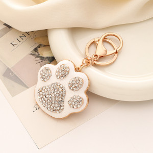 New cartoon bear paw keychain bag pendant