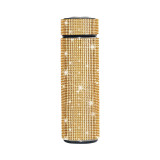 500ml stainless steel diamond inlaid intelligent insulated cup with LED temperature display water cup