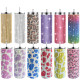 20oz 570ml diamond studded straight body insulated cup, stainless steel vacuum suction cup, portable car cup