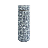 500ml stainless steel diamond inlaid intelligent insulated cup with LED temperature display water cup