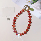 Butterfly Crystal Handmade Beaded Phone Chain Keychain