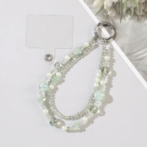 New Crystal Phone Chain Butterfly Bag Keychain