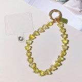Butterfly Crystal Handmade Beaded Phone Chain Keychain